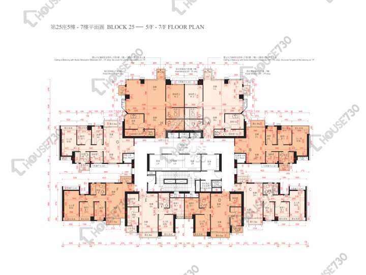 Double Cove Floor Plans Double Cove Phase 3 Double Cove Starview Prime Block 25 5-7/F Floor Plan - House730