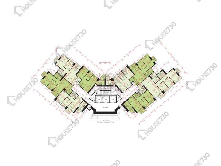 尚悅 平面圖 尚悅 2座 2-3,5-11,12樓 樓層平面圖 - House730