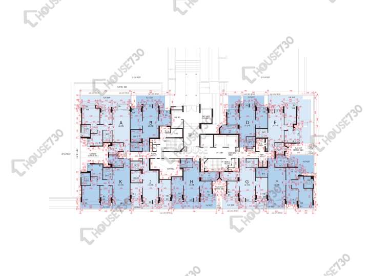世宙 平面圖 世宙 3座 1樓 樓層平面圖 - House730
