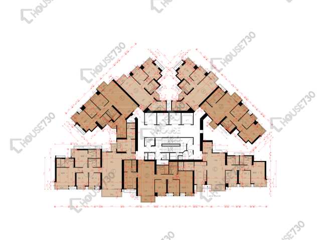 Grand Yoho 平面圖 Grand Yoho 2期 3座 25-33,35-42,43樓 樓層平面圖 - House730