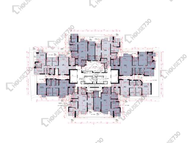 日出康城 平面圖 日出康城 3期A 緻藍天 晶巒 (5座) 3樓 樓層平面圖 - House730
