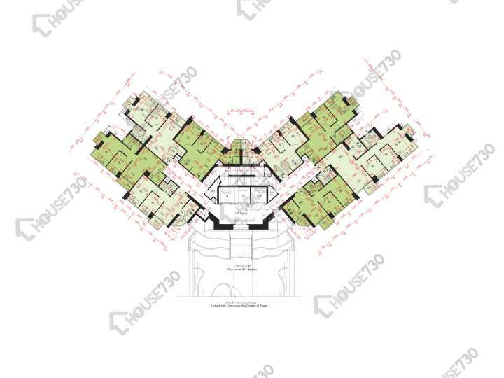 尚悅 平面圖 尚悅 2座 20樓 樓層平面圖 - House730