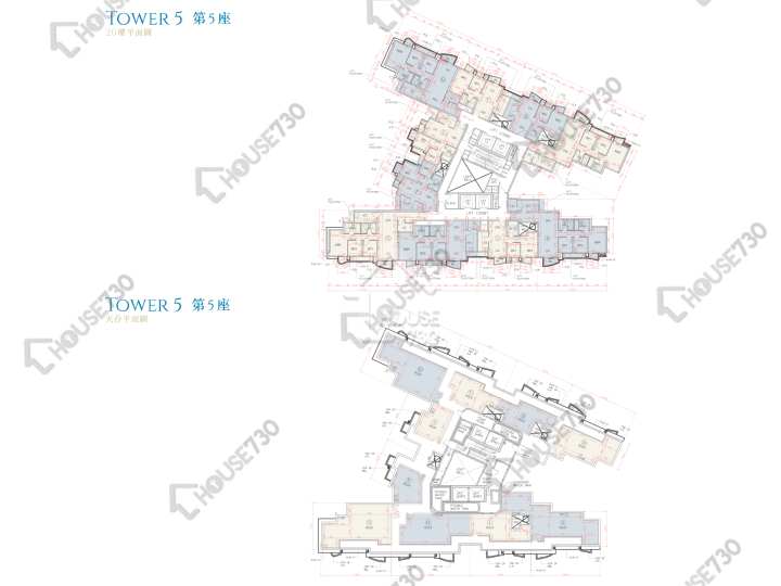 海翩滙 平面圖 海翩匯 5座 20樓 樓層平面圖 - House730