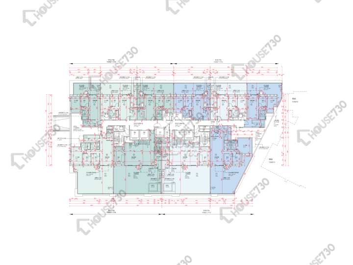 Monterey 平面圖 Monterey 7A座 2樓 樓層平面圖 - House730