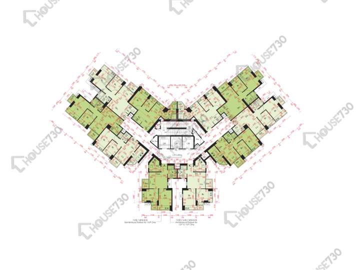尚悅 平面圖 尚悅 5座 2-3,5-12,15,16樓 樓層平面圖 - House730