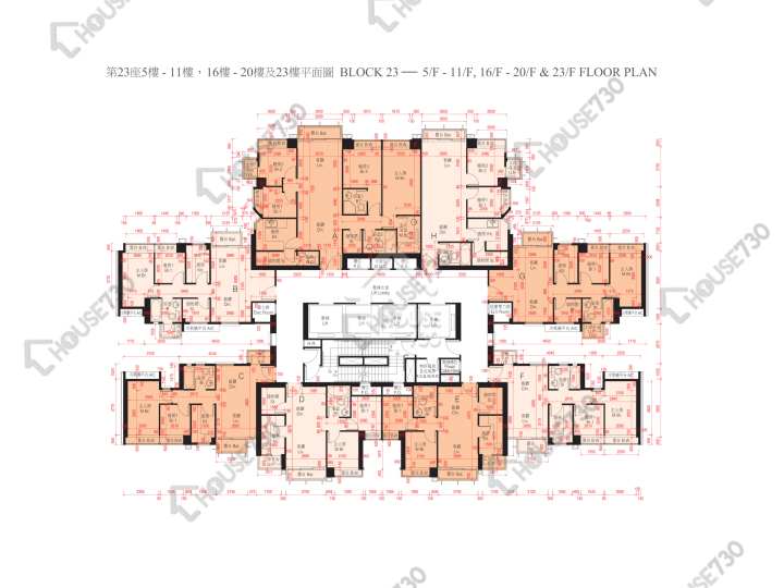 Double Cove Floor Plans Double Cove Phase 3 Double Cove Starview Prime Block 23 5-11,16-20,23/F Floor Plan - House730