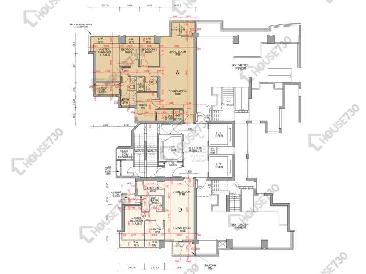 御龍山 平面圖 御龍山 2座 11樓 樓層平面圖 - House730