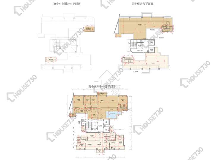 御龍山 平面圖 御龍山 10座 61樓 樓層平面圖 - House730