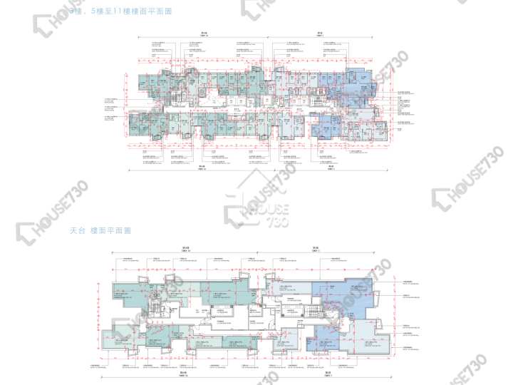 Savannah 平面圖 Savannah 5A座 3,5-10,11樓 樓層平面圖 - House730
