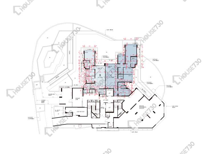海之戀 平面圖 海之戀 3期 6座 6樓 樓層平面圖 - House730
