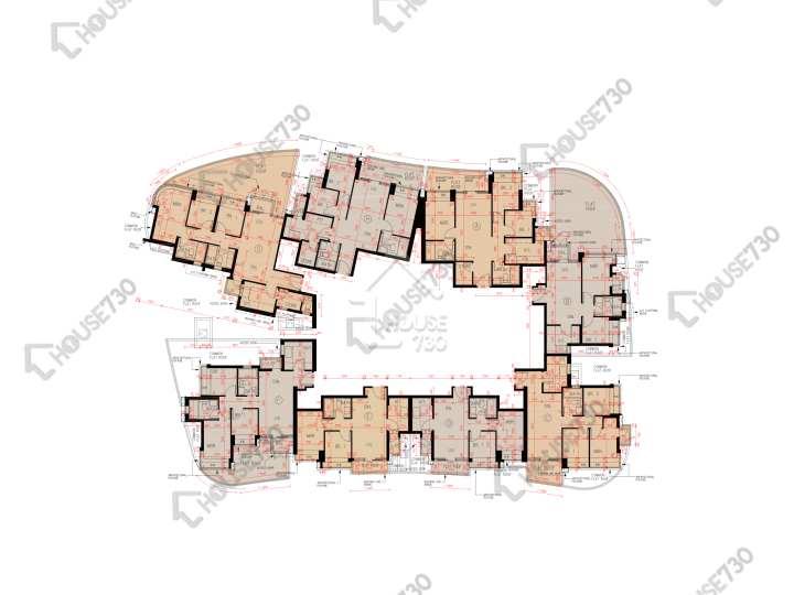 瓏門 平面圖 瓏門 1期 3座 7樓 樓層平面圖 - House730