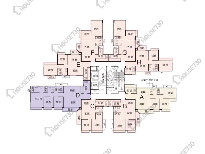 蝶翠峰 平面圖 蝶翠峰 4期 綠庭園 11座 7-13,15,16樓 樓層平面圖 - House730