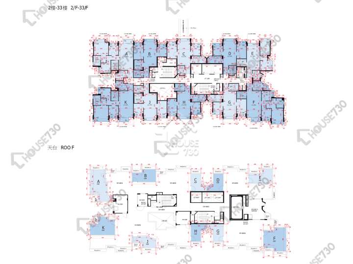 世宙 平面圖 世宙 3座 2-3,5-12,15-23,25-32,33樓 樓層平面圖 - House730