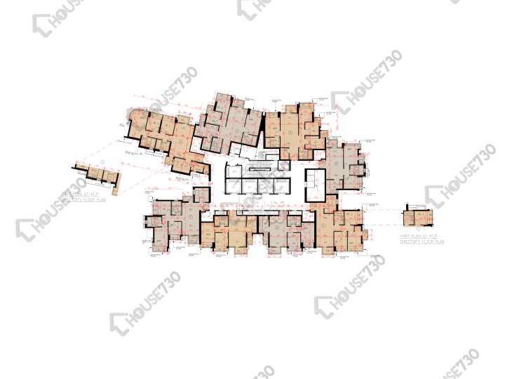 瓏門 平面圖 瓏門 1期 3座 30-33,35-40,41樓 樓層平面圖 - House730
