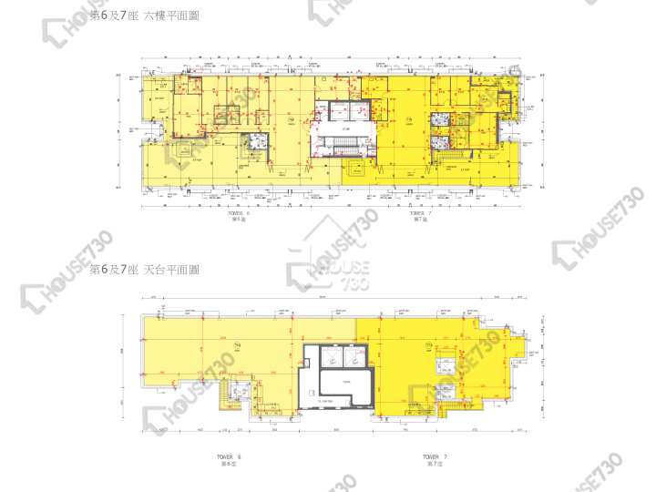嘉匯 平面圖 嘉匯 6座 6樓 樓層平面圖 - House730