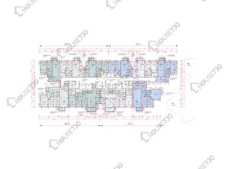 Monterey 平面圖 Monterey 7A座 3樓 樓層平面圖 - House730
