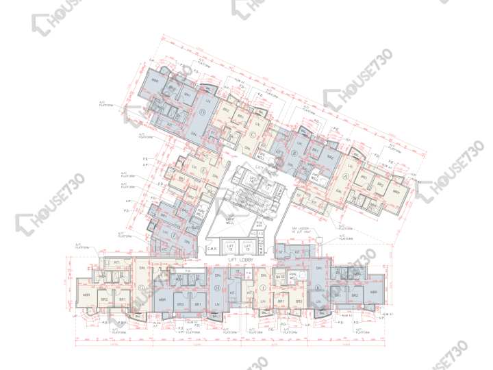 海翩滙 平面圖 海翩匯 5座 2-3,5,6樓 樓層平面圖 - House730