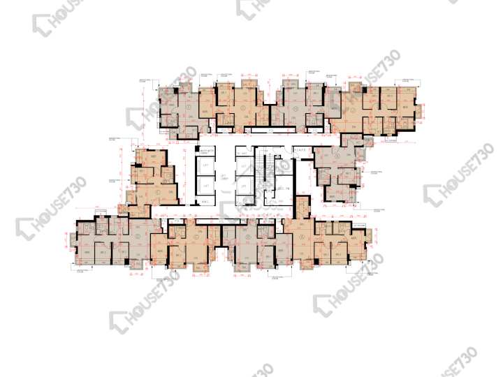 瓏門 平面圖 瓏門 1期 5座 8-12,15-19,20樓 樓層平面圖 - House730