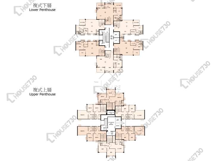 又一居 平面圖 又一居 1座 7樓 樓層平面圖 - House730