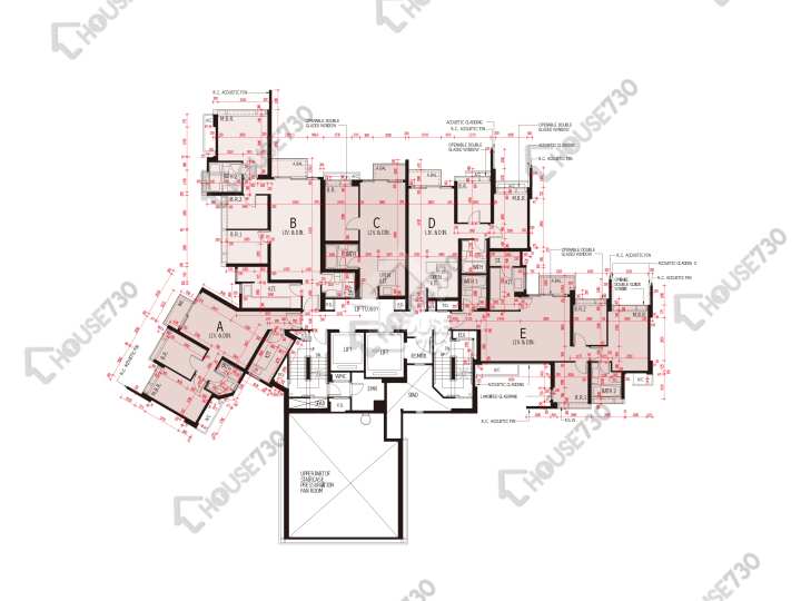 海之戀 平面圖 海之戀 3期 9座 9樓 樓層平面圖 - House730
