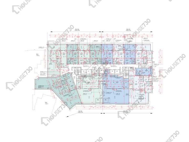 Monterey 平面圖 Monterey 6A座 2樓 樓層平面圖 - House730