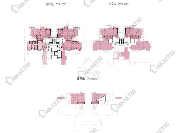 嵐山 平面圖 嵐山 1期 9座 28樓 樓層平面圖 - House730