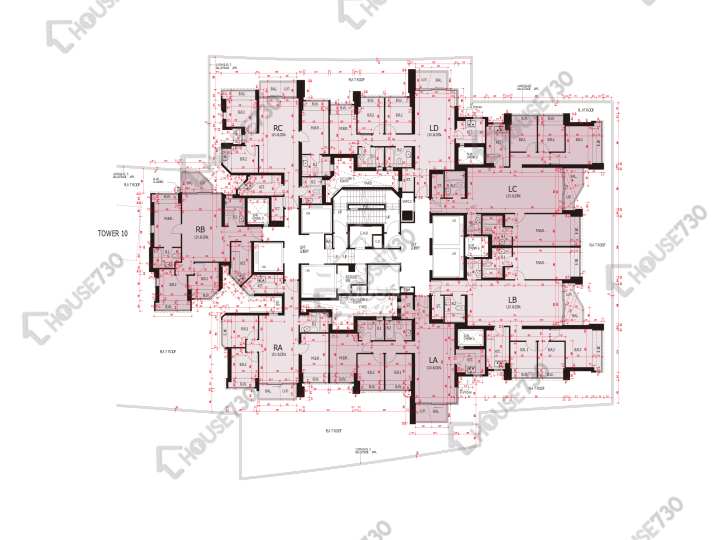 日出康城 平面圖 日出康城 2期C 領凱 11座 8樓 樓層平面圖 - House730
