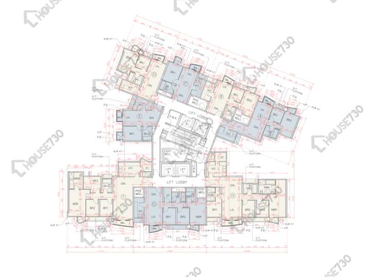 海翩滙 平面圖 海翩匯 2座 10樓 樓層平面圖 - House730