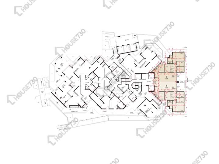 海之戀 平面圖 海之戀 3期A 海之戀.愛炫美 5A座 6樓 樓層平面圖 - House730
