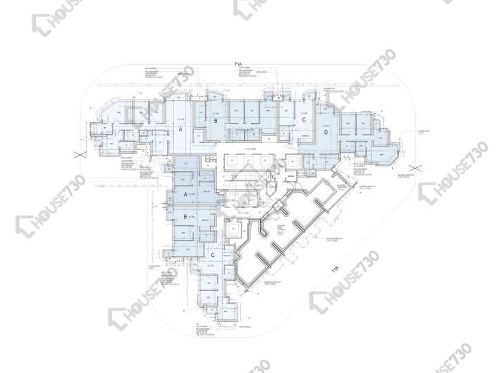 柏傲灣 平面圖 柏傲灣 1A座 6樓 樓層平面圖 - House730