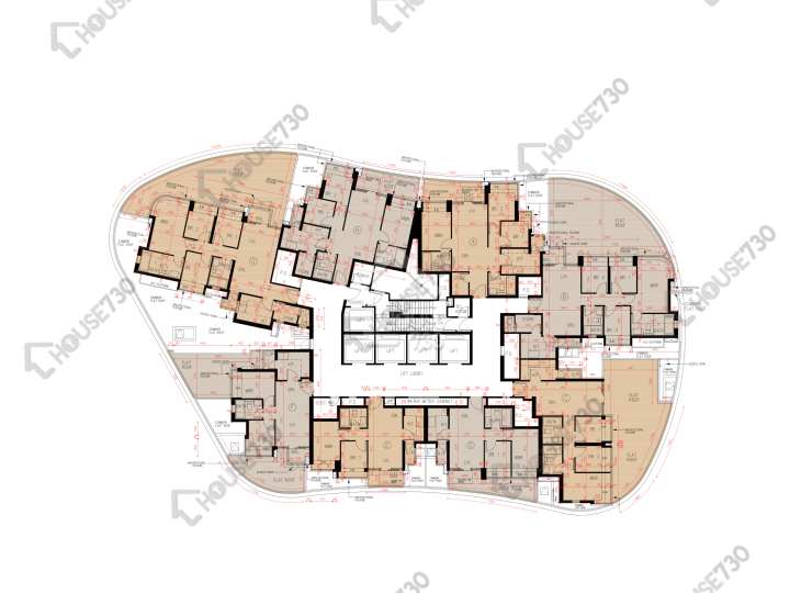 瓏門 平面圖 瓏門 1期 1座 7樓 樓層平面圖 - House730