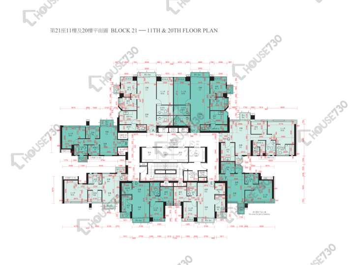 Double Cove Floor Plans Double Cove Phase 2 Double Cove Starview Block 21 11,20/F Floor Plan - House730