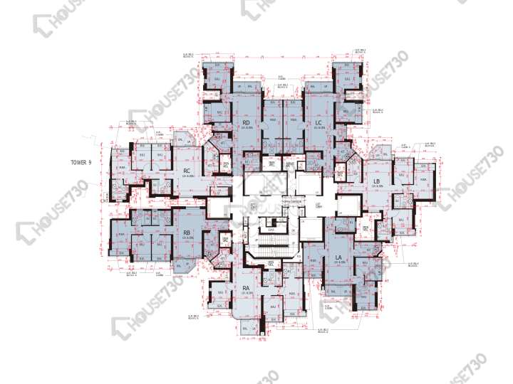 日出康城 平面圖 日出康城 2期C 領凱 10座 69樓 樓層平面圖 - House730