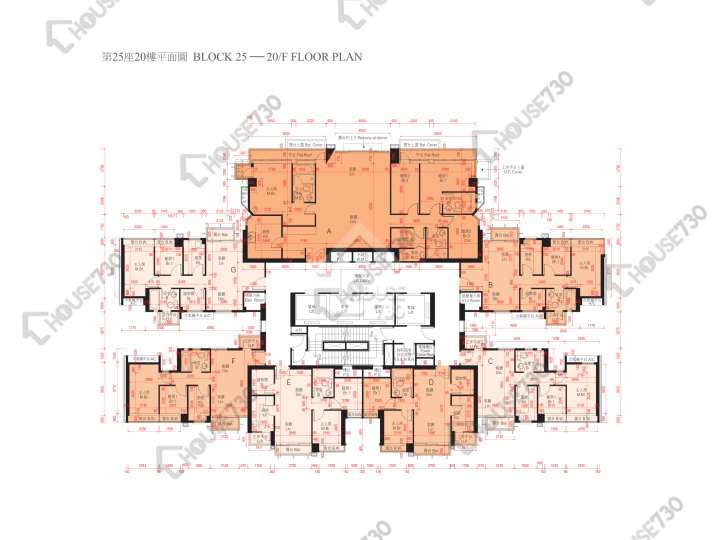 Double Cove Floor Plans Double Cove Phase 3 Double Cove Starview Prime Block 25 20/F Floor Plan - House730