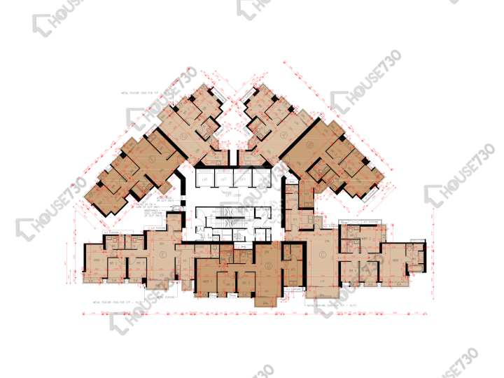 Grand Yoho 平面圖 Grand Yoho 2期 5座 7-13,15-21,22樓 樓層平面圖 - House730