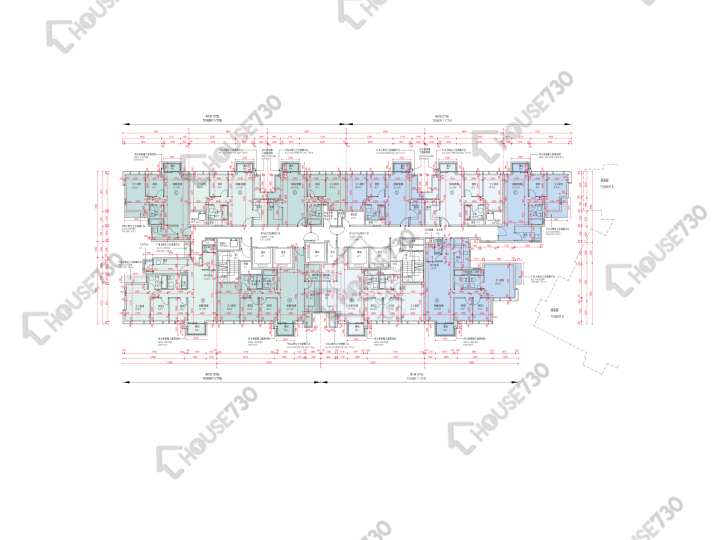 Monterey 平面圖 Monterey 7A座 16-18樓 樓層平面圖 - House730