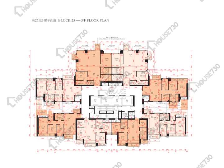 Double Cove Floor Plans Double Cove Phase 3 Double Cove Starview Prime Block 25 3/F Floor Plan - House730