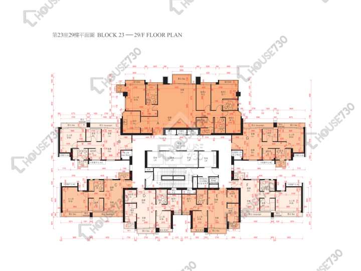 Double Cove Floor Plans Double Cove Phase 3 Double Cove Starview Prime Block 23 29/F Floor Plan - House730