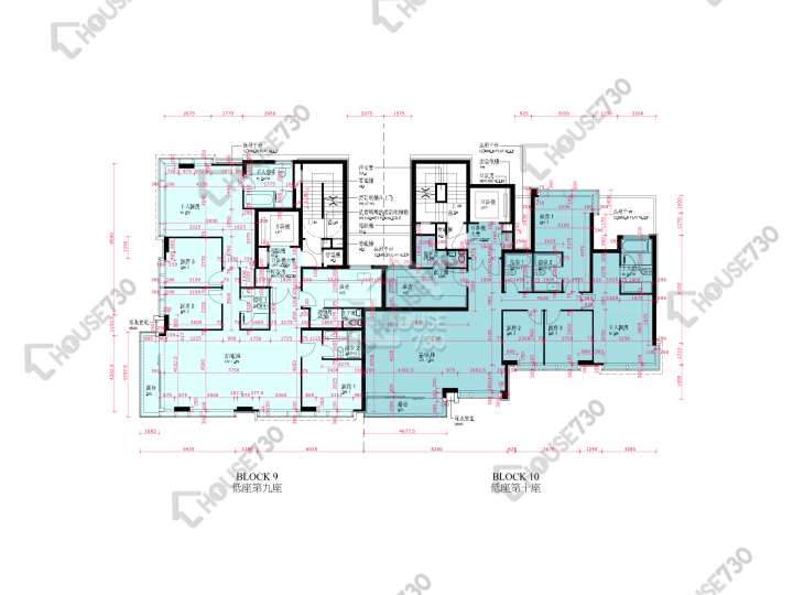 啟德1號 平面圖 啟德1號 II 低座第10座 1樓 樓層平面圖 - House730