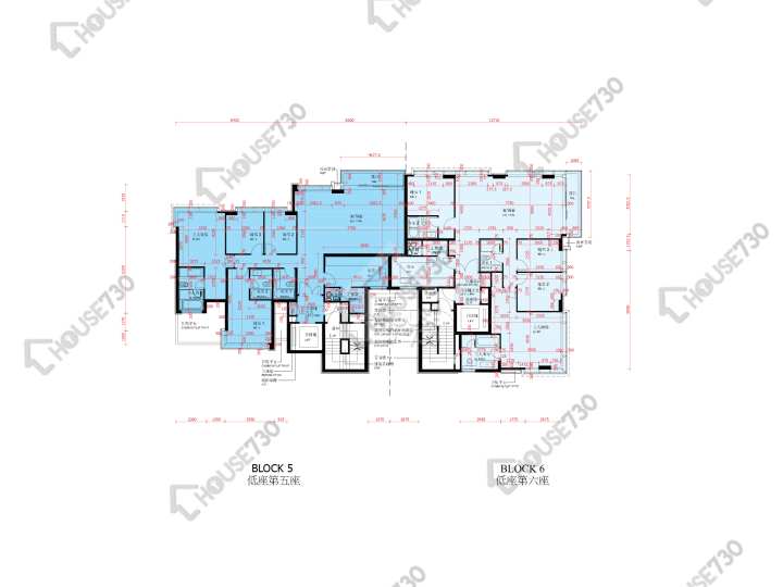 啟德1號 平面圖 啟德1號 I 低座第5座 1樓 樓層平面圖 - House730