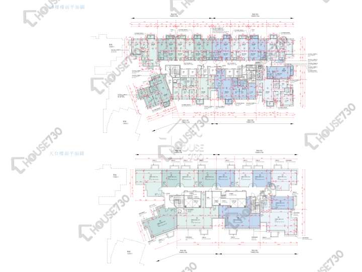 Monterey 平面圖 Monterey 6A座 19樓 樓層平面圖 - House730