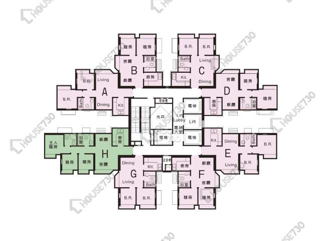 The Metro City Floor Plans The Metro City Phase 2 Tower 10 2-38/F Floor Plan - House730