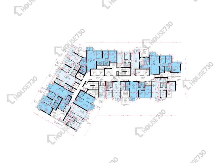 啟德1號 平面圖 啟德1號 I 大廈第1座 3樓 樓層平面圖 - House730