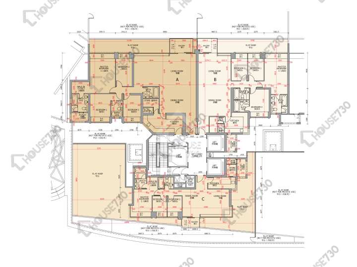 御龍山 平面圖 御龍山 9座 5樓 樓層平面圖 - House730