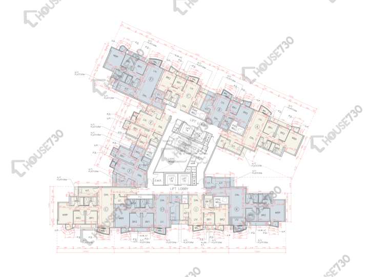 海翩滙 平面圖 海翩匯 5座 11-12,15,16樓 樓層平面圖 - House730