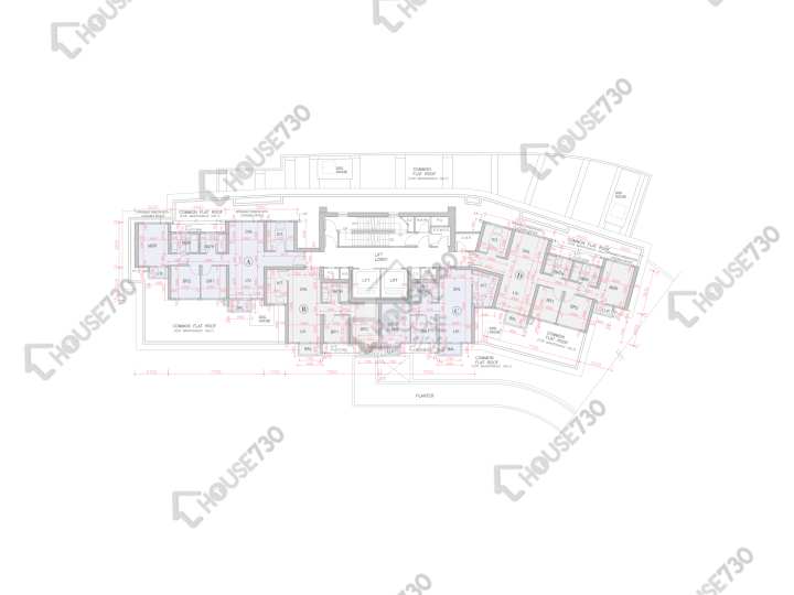 全．城匯 平面圖 全．城匯 1座 5樓 樓層平面圖 - House730