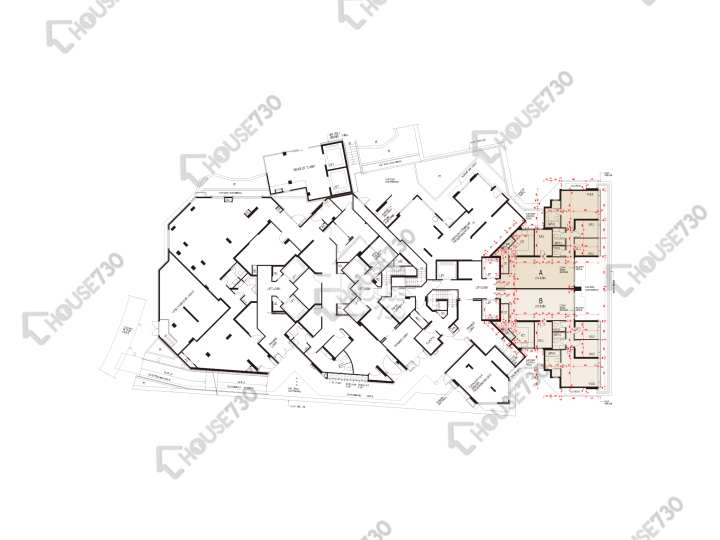 海之戀 平面圖 海之戀 3期A 海之戀.愛炫美 3A座 6樓 樓層平面圖 - House730