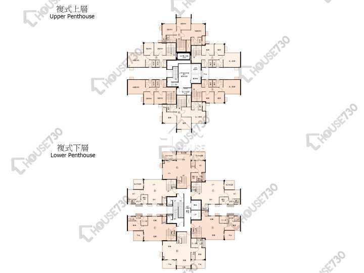又一居 平面圖 又一居 14座 10樓 樓層平面圖 - House730