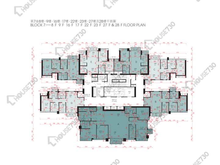 Double Cove Floor Plans Double Cove Phase 4 Double Cove Grandview Block 7 8-9,16-17,22-23,27,28/F Floor Plan - House730