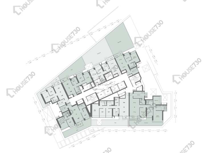 譽.港灣 平面圖 譽.港灣 6座 6樓 樓層平面圖 - House730
